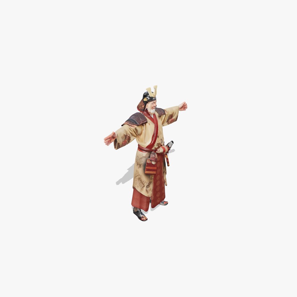 Regal Samurai Warrior model pack